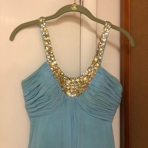 Light blue short formal/prom dress